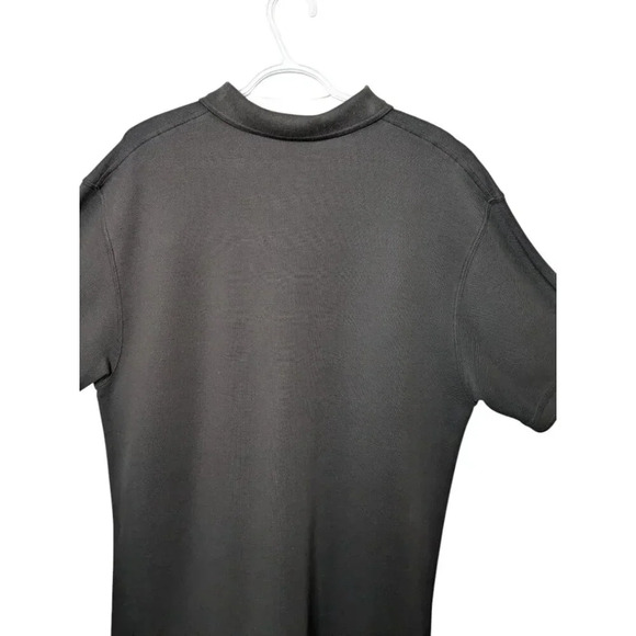 L.L. Bean Mens Wrinkle Resistant Double L Short Sleeve Black Polo - Picture 8 of 10